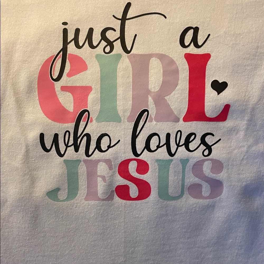 Gildan Ultra Cotton White Tee Christian children’s Tshirt